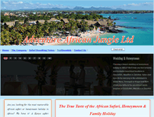 Tablet Screenshot of adventureafricanjungle.com